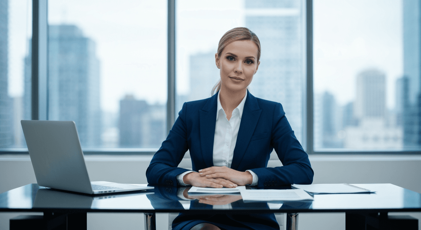 Recruitment consultants collaborating with clients in a modern office